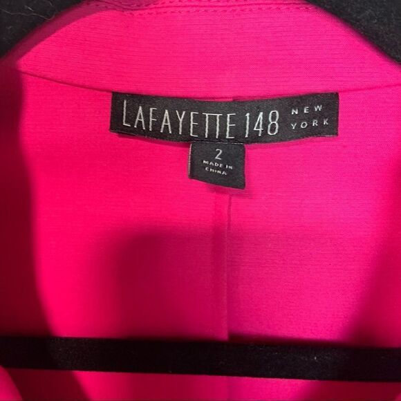 Lafayette 148 Metropolitan Stretch Larissa Dress in Fuscia Size 2 N15 - Picture 11 of 14